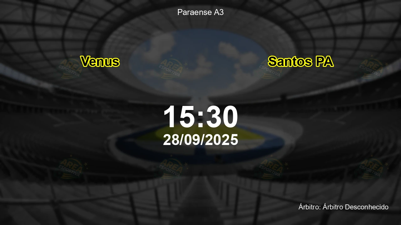 Palpite e análise do jogo Venus vs Santos PA pela Paraense A3