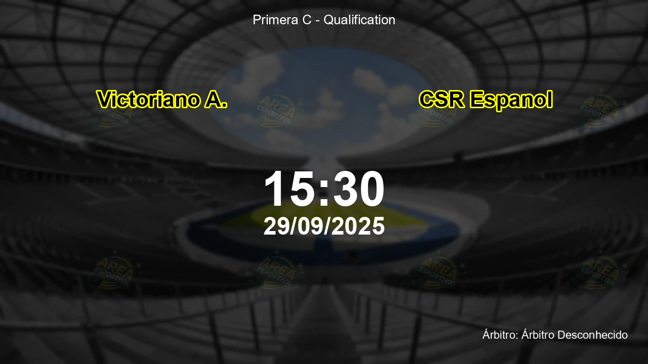 Palpite e análise do jogo Victoriano A. vs CSR Espanol pela Primera C - Qualification