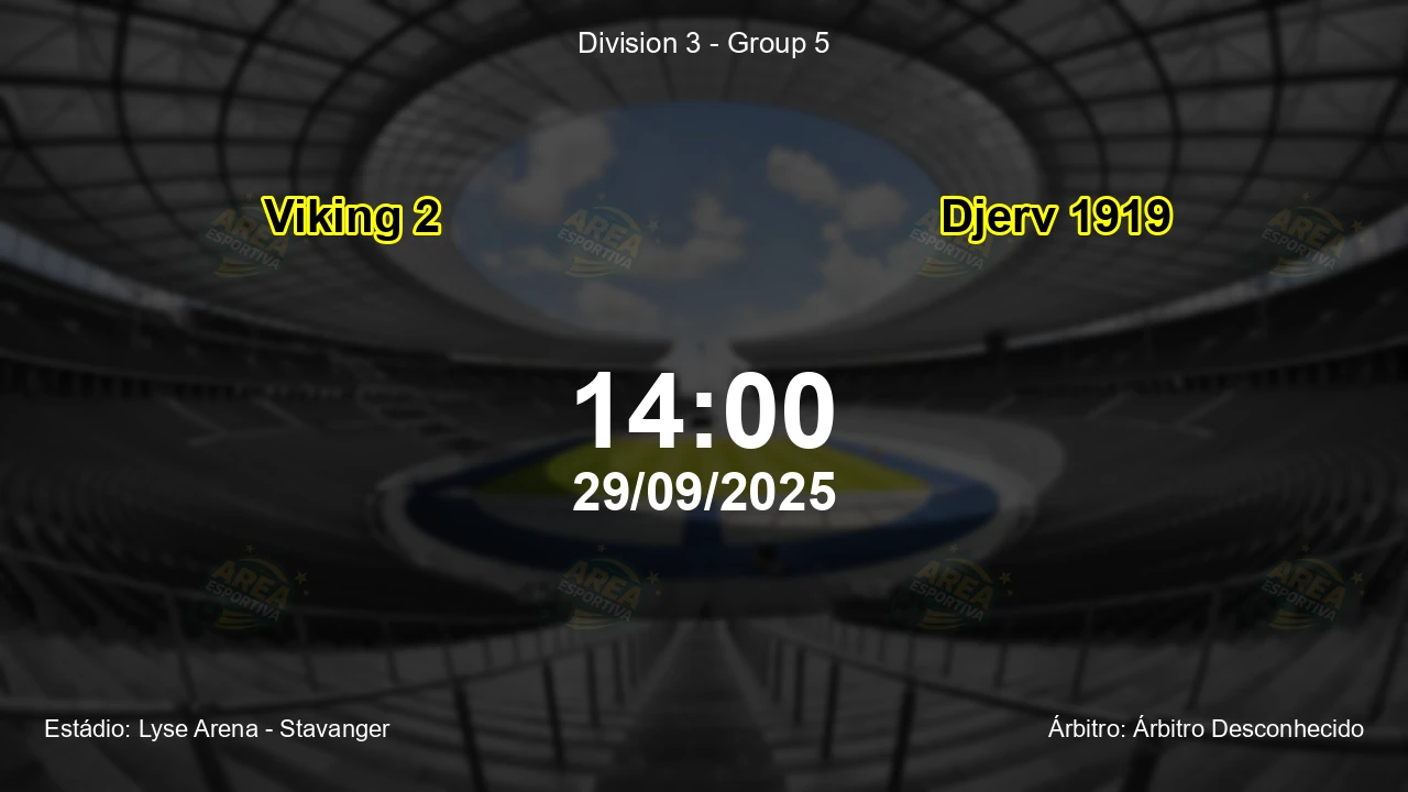 Palpite e análise do jogo Viking 2 vs Djerv 1919 pela Division 3 - Group 5