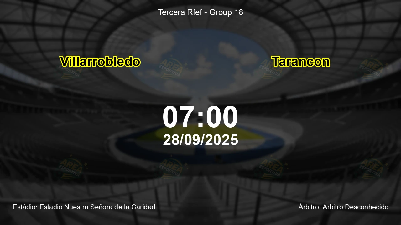 Palpite e análise do jogo Villarrobledo vs Tarancon pela Tercera Rfef - Group 18