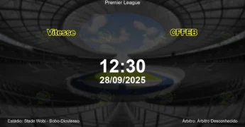 Palpite e análise do jogo Vitesse vs CFFEB pela Premier League