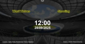 Palpite e análise do jogo Warri Wolves vs Shooting pela Npfl