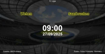 Palpite e análise do jogo Wehen vs Saarbrucken pela 3. Liga