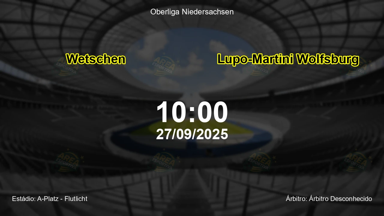Palpite e análise do jogo Wetschen vs Lupo-Martini Wolfsburg pela Oberliga Niedersachsen
