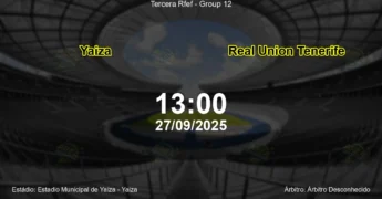 Palpite e análise do jogo Yaiza vs Real Union Tenerife pela Tercera Rfef - Group 12