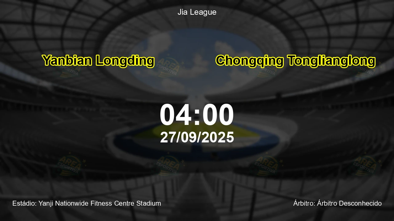 Palpite e análise do jogo Yanbian Longding vs Chongqing Tonglianglong pela Jia League