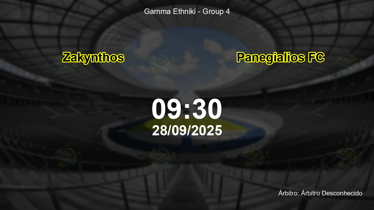 Palpite e análise do jogo Zakynthos vs Panegialios FC pela Gamma Ethniki - Group 4