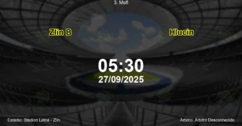 Palpite e análise do jogo Zlin B vs Hlucin pela 3. Msfl