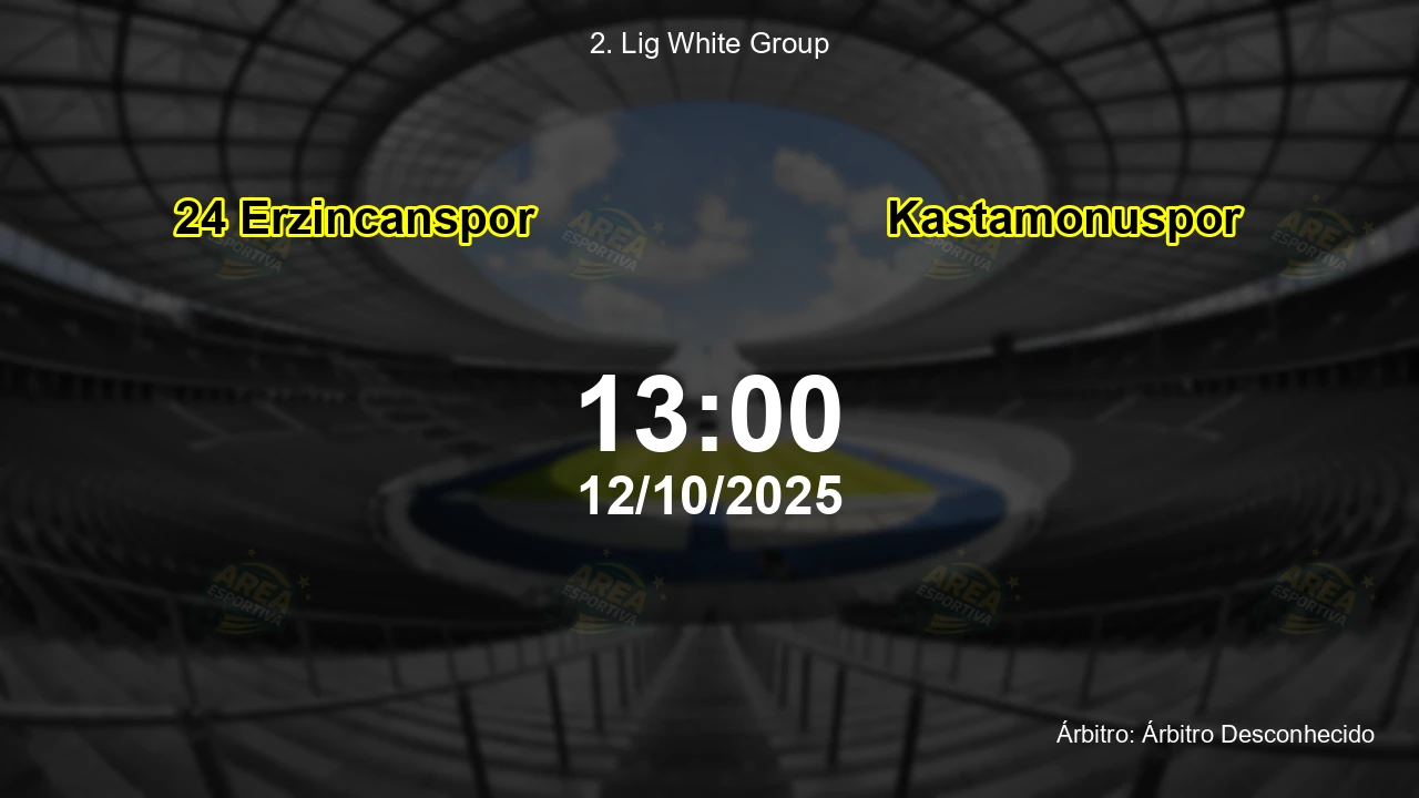 Palpite e análise do jogo 24 Erzincanspor vs Kastamonuspor pela 2. Lig White Group