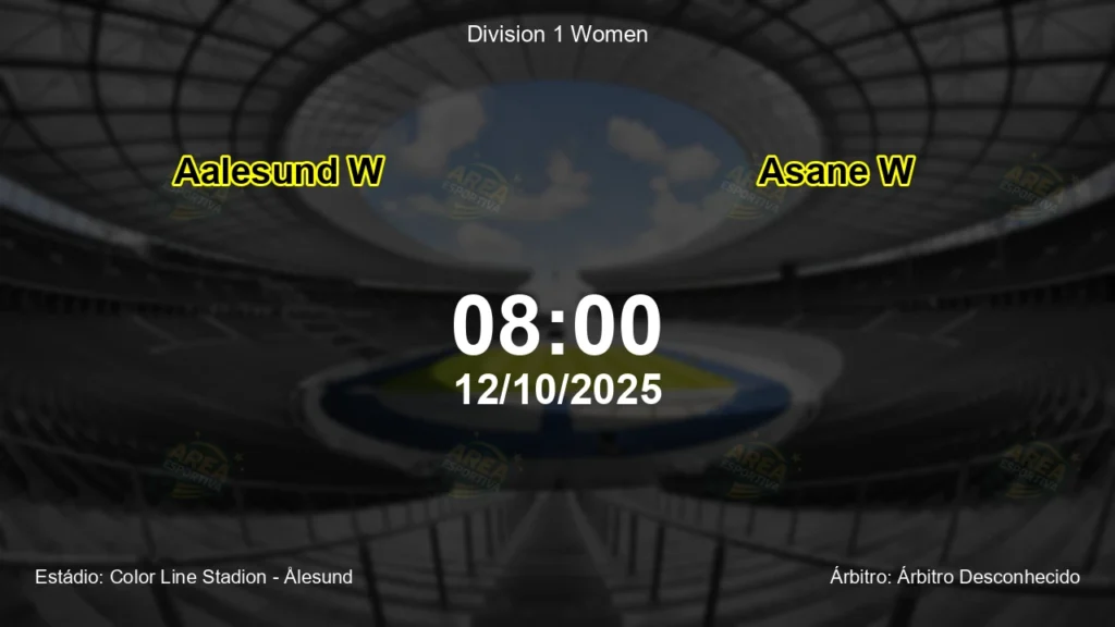 Palpite e an&aacute;lise do jogo Aalesund W vs Asane W pela Division 1 Women