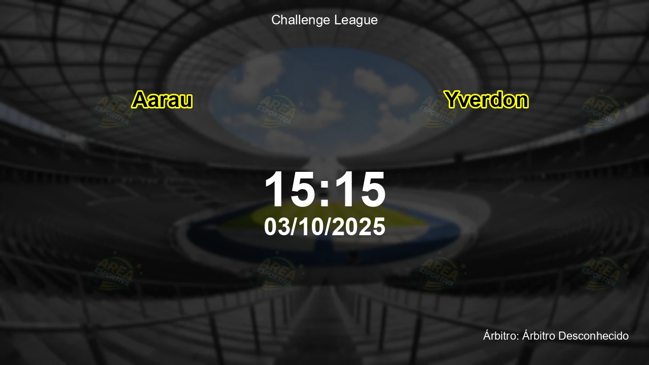 Palpite e análise do jogo Aarau vs Yverdon pela Challenge League