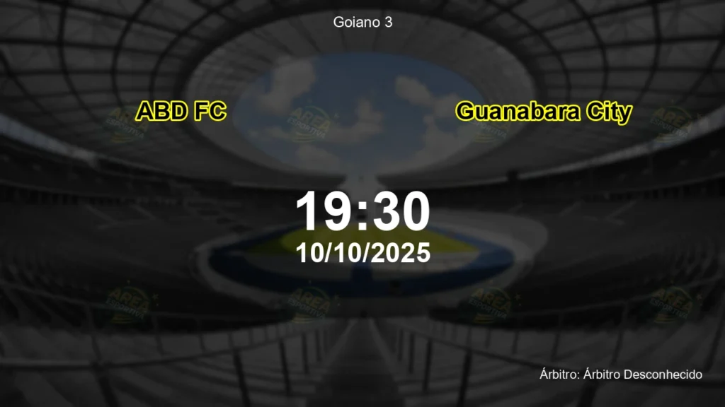 Palpite e an&aacute;lise do jogo ABD FC vs Guanabara City pela Goiano 3