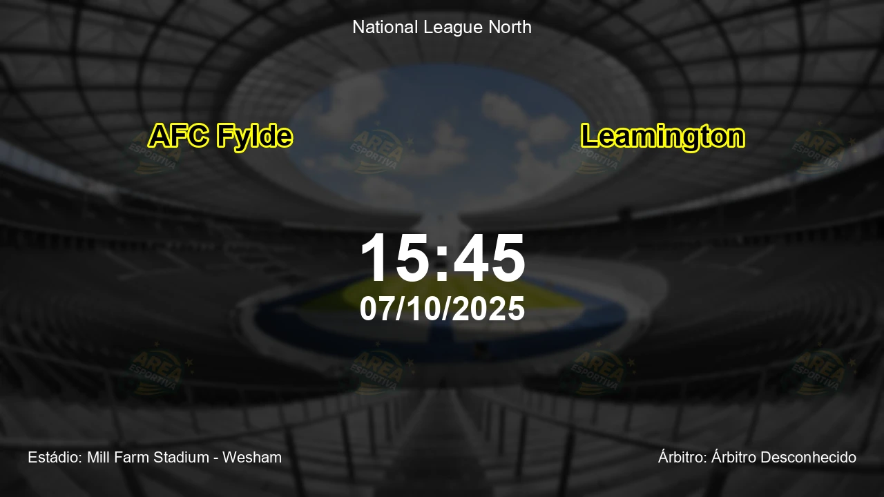 Palpite e análise do jogo AFC Fylde vs Leamington pela National League North