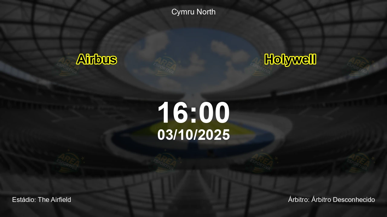 Palpite e análise do jogo Airbus vs Holywell pela Cymru North
