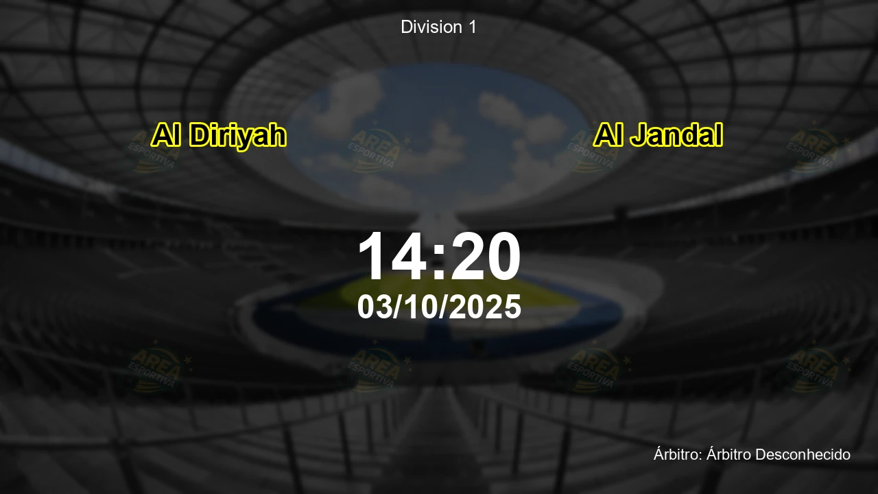 Palpite e análise do jogo Al Diriyah vs Al Jandal pela Division 1