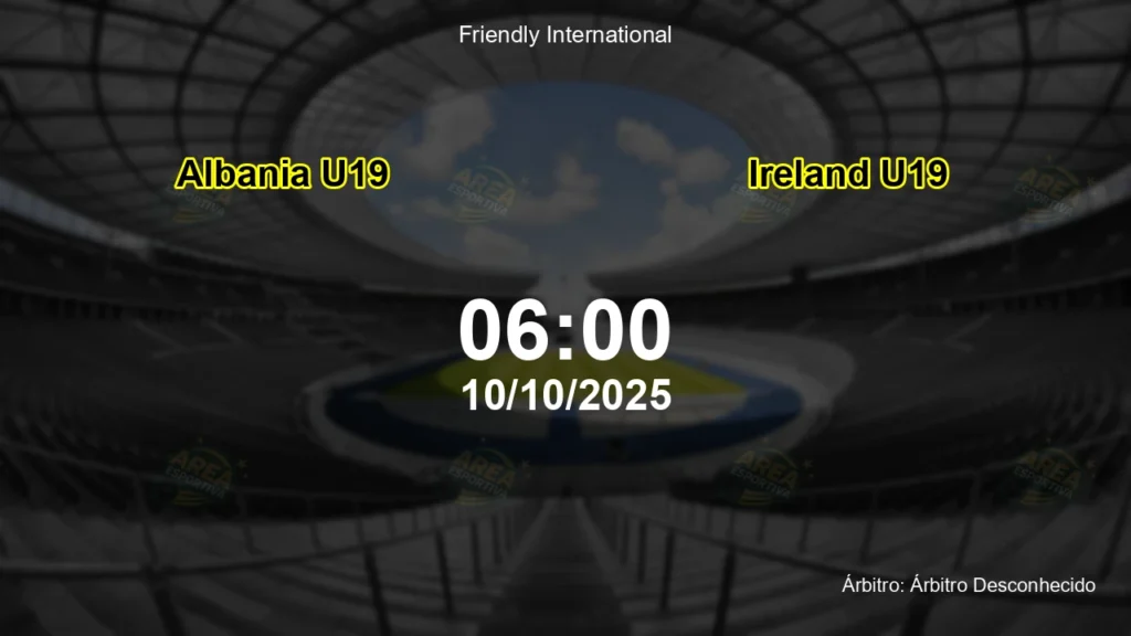 Palpite e an&aacute;lise do jogo Albania U19 vs Ireland U19 pela Friendly International