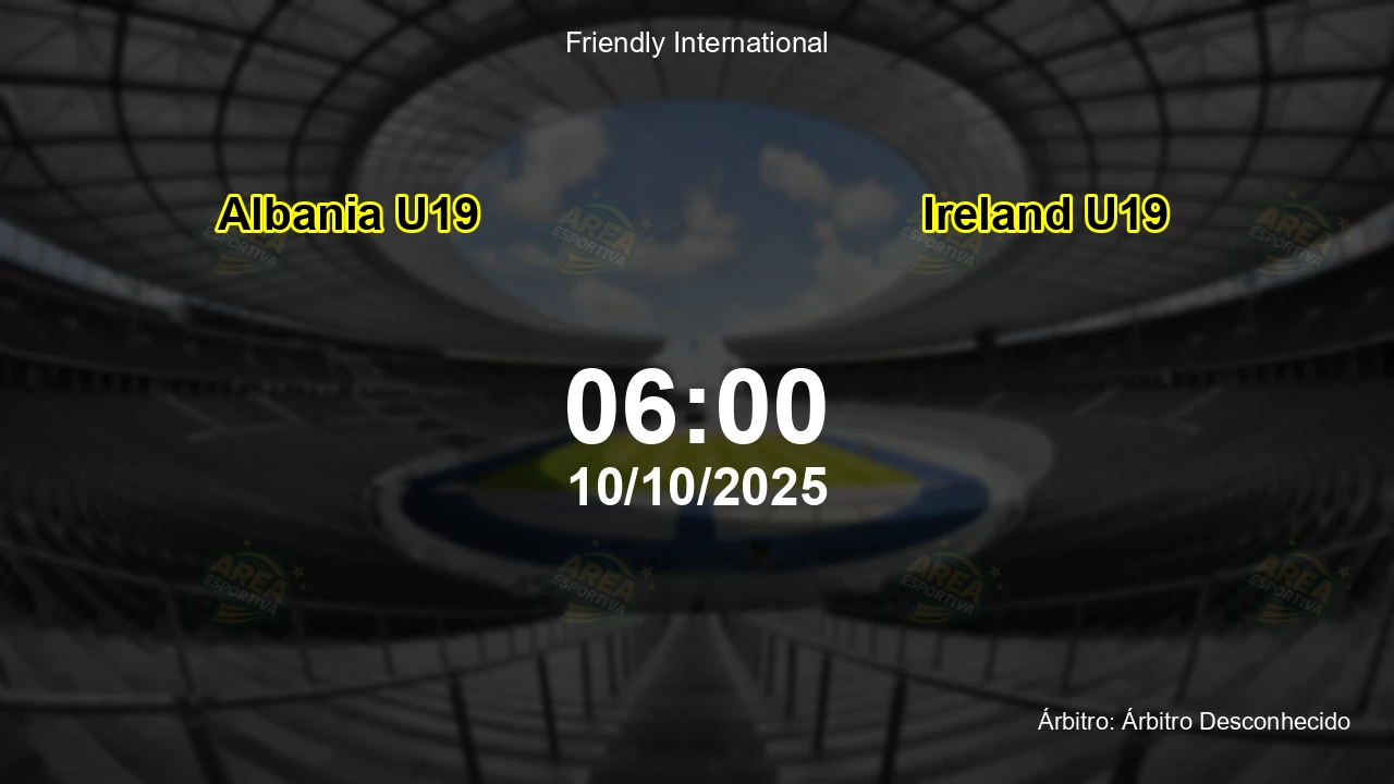 Palpite e análise do jogo Albania U19 vs Ireland U19 pela Friendly International