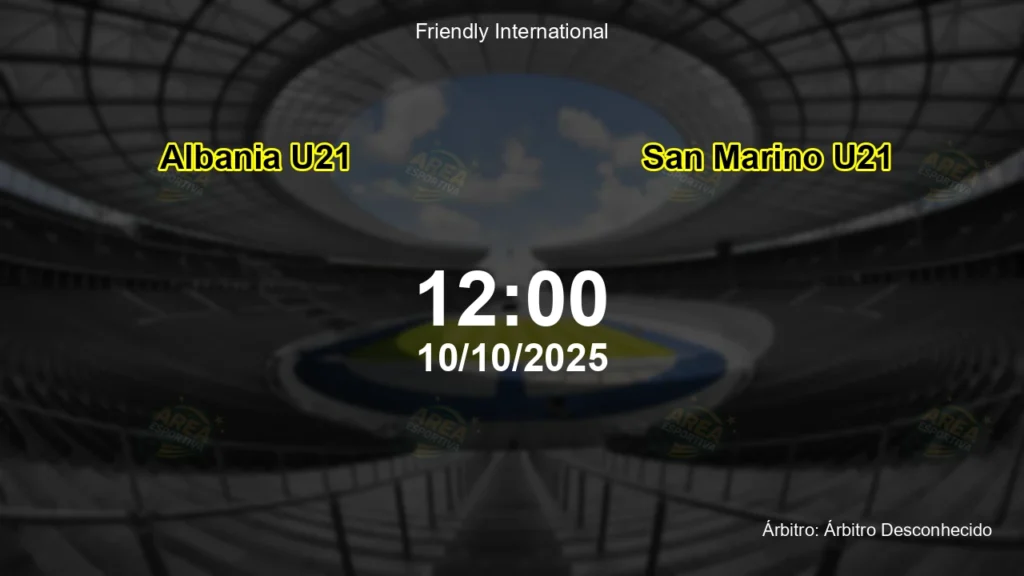 Palpite e an&aacute;lise do jogo Albania U21 vs San Marino U21 pela Friendly International