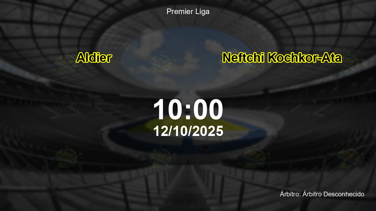 Palpite e análise do jogo Aldier vs Neftchi Kochkor-Ata pela Premier Liga