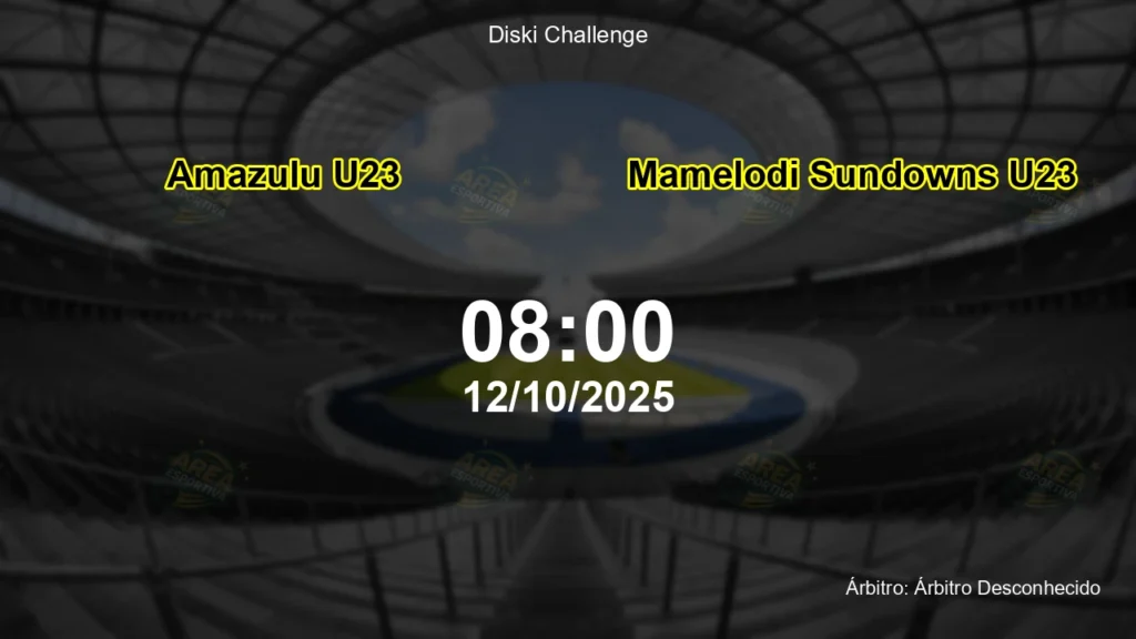Palpite e an&aacute;lise do jogo Amazulu U23 vs Mamelodi Sundowns U23 pela Diski Challenge
