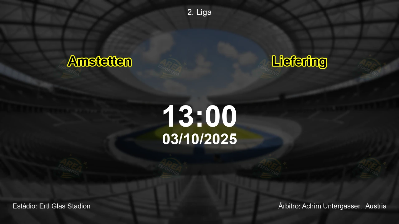 Palpite e análise do jogo Amstetten vs Liefering pela 2. Liga