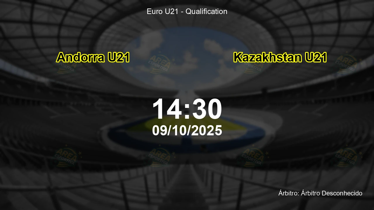 Palpite e análise do jogo Andorra U21 vs Kazakhstan U21 pela Euro U21 - Qualification
