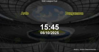 Palpite e análise do jogo Ards vs Dungannon pela Irish League Cup