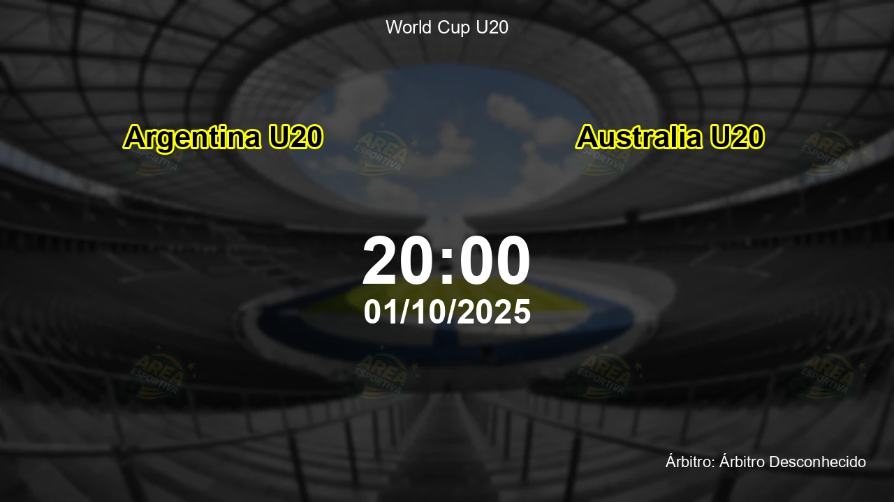 Palpite e análise do jogo Argentina U20 vs Australia U20 pela World Cup U20