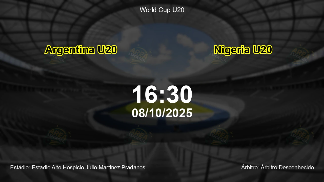 Palpite e análise do jogo Argentina U20 vs Nigeria U20 pela World Cup U20