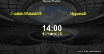Palpite e análise do jogo Arminia Bielefeld II vs Lippstadt pela Oberliga Westfalen