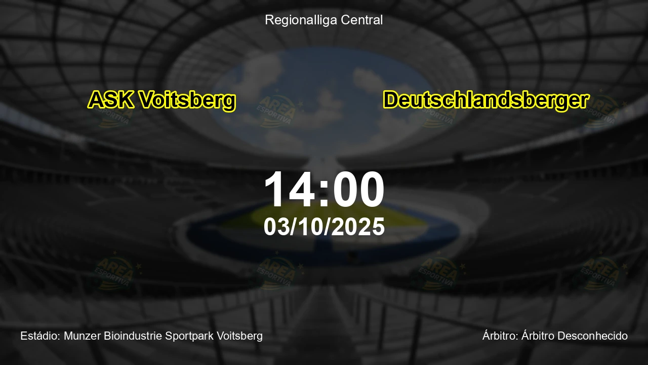 Palpite e análise do jogo ASK Voitsberg vs Deutschlandsberger pela Regionalliga Central