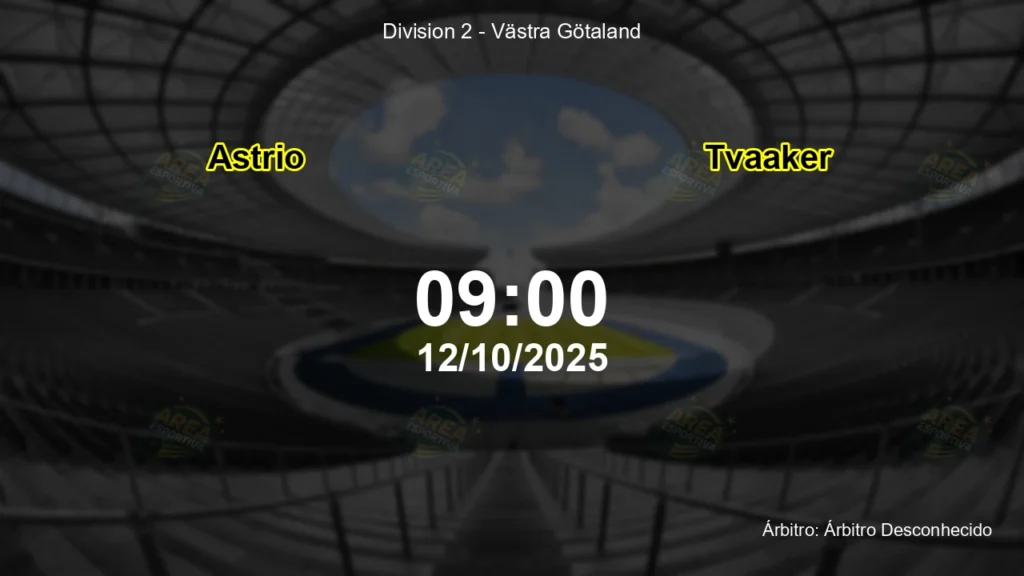 Palpite e an&aacute;lise do jogo Astrio vs Tvaaker pela Division 2 - V&auml;stra G&ouml;taland