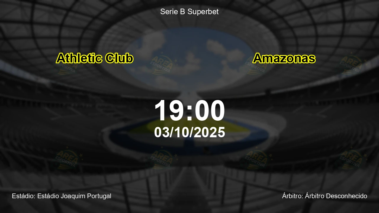 Palpite e análise do jogo Athletic Club vs Amazonas pela Serie B Superbet