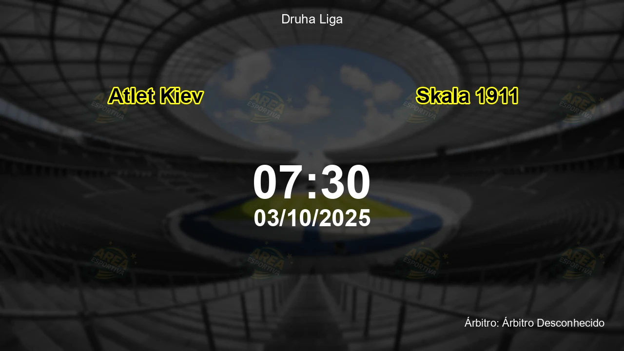 Palpite e análise do jogo Atlet Kiev vs Skala 1911 pela Druha Liga