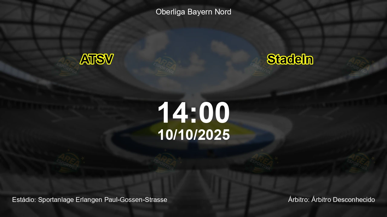 Palpite e análise do jogo ATSV vs Stadeln pela Oberliga Bayern Nord