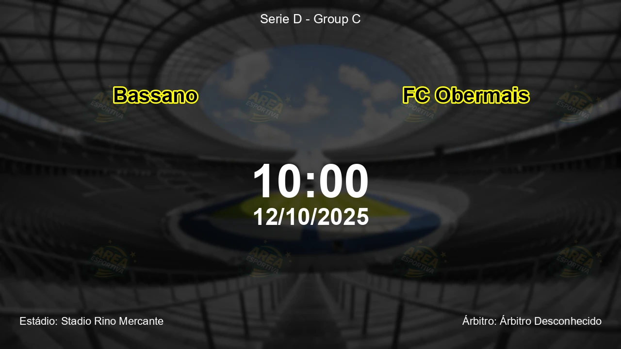 Palpite e análise do jogo Bassano vs FC Obermais pela Serie D - Group C