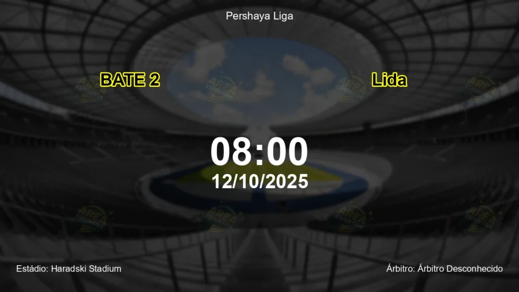 Palpite e an&aacute;lise do jogo BATE 2 vs Lida pela Pershaya Liga