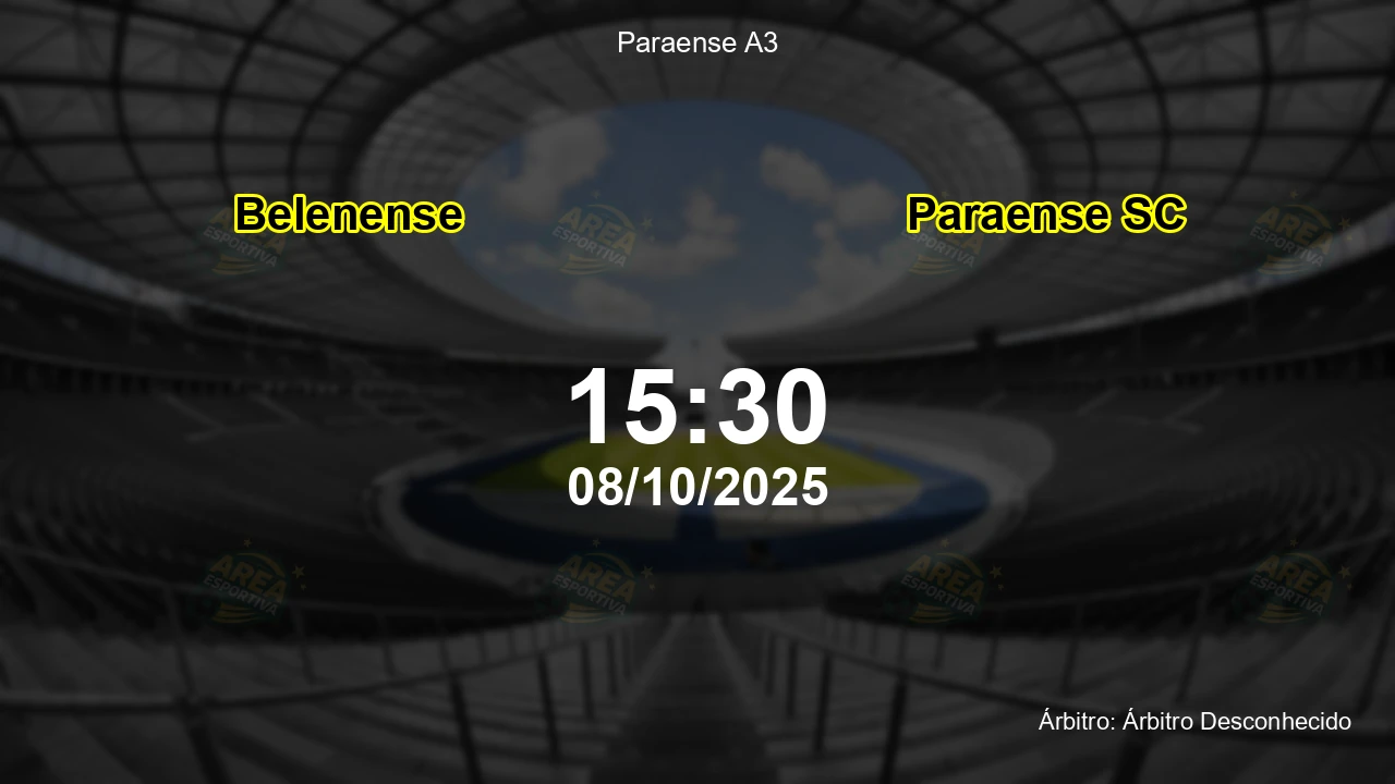 Palpite e análise do jogo Belenense vs Paraense SC pela Paraense A3
