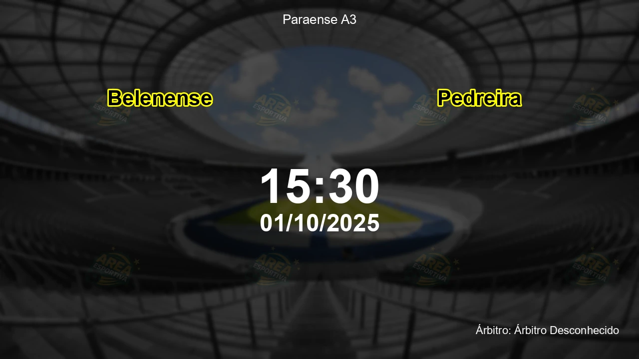 Palpite e análise do jogo Belenense vs Pedreira pela Paraense A3