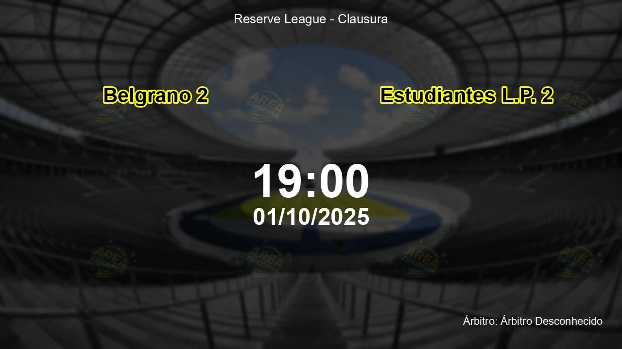 Palpite e análise do jogo Belgrano 2 vs Estudiantes L.P. 2 pela Reserve League - Clausura