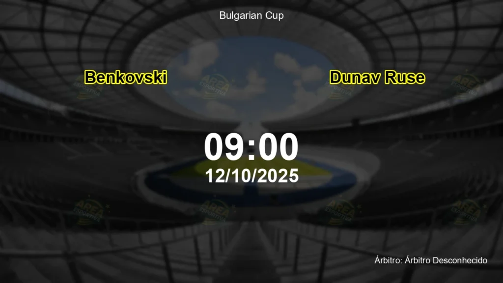 Palpite e an&aacute;lise do jogo Benkovski vs Dunav Ruse pela Bulgarian Cup