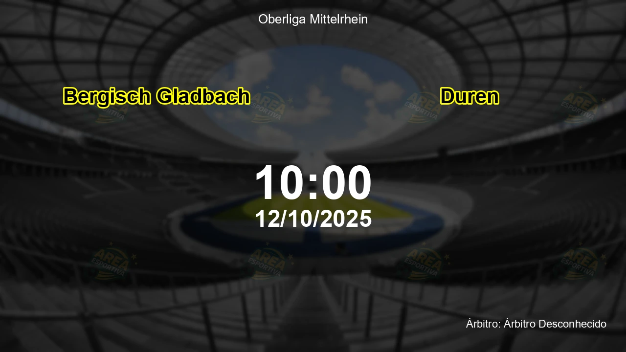 Palpite e análise do jogo Bergisch Gladbach vs Duren pela Oberliga Mittelrhein