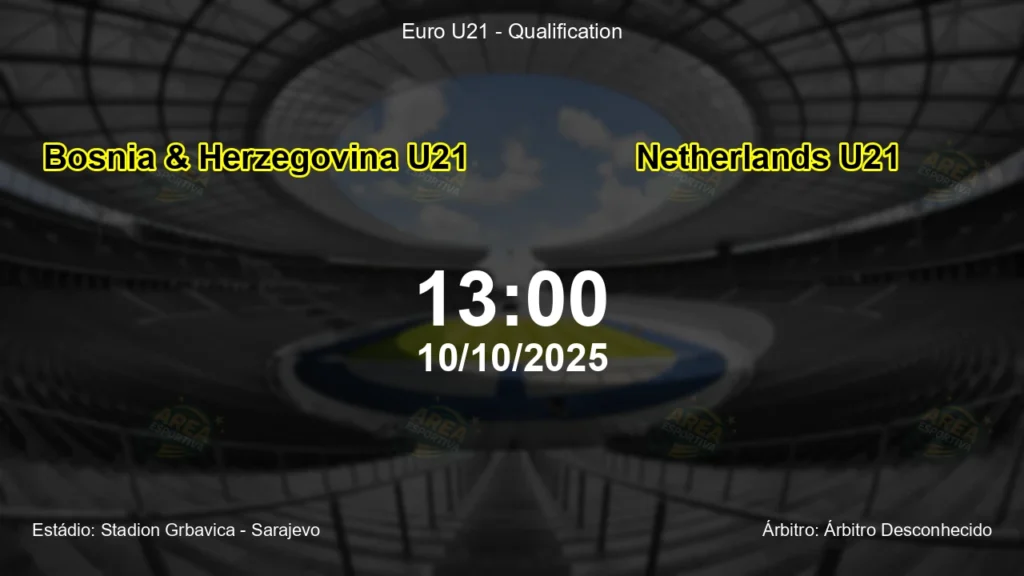 Palpite e an&aacute;lise do jogo Bosnia & Herzegovina U21 vs Netherlands U21 pela Euro U21 - Qualification