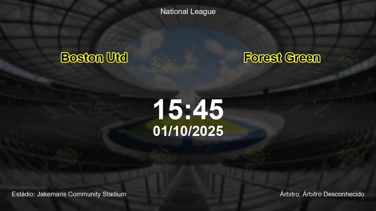 Palpite e análise do jogo Boston Utd vs Forest Green pela National League
