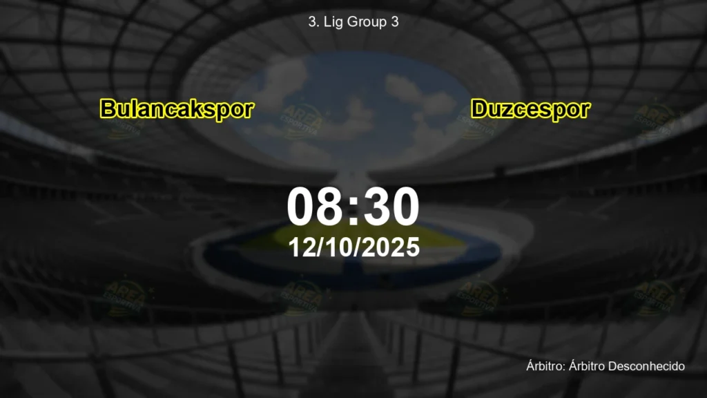 Palpite e an&aacute;lise do jogo Bulancakspor vs Duzcespor pela 3. Lig Group 3