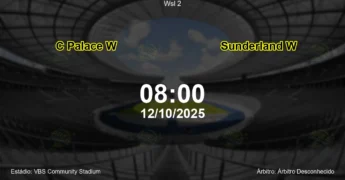 Palpite e análise do jogo C Palace W vs Sunderland W pela Wsl 2