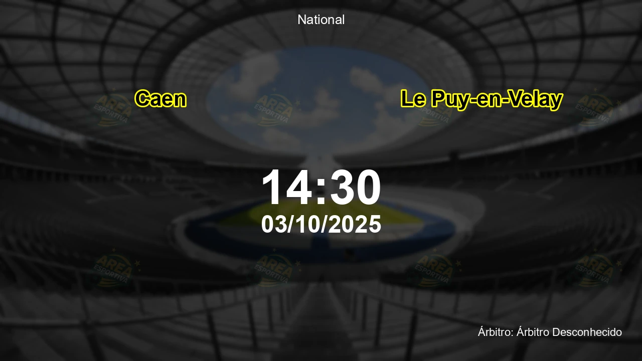 Palpite e análise do jogo Caen vs Le Puy-en-Velay pela National