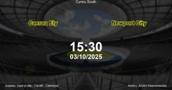Palpite e análise do jogo Caerau Ely vs Newport City pela Cymru South