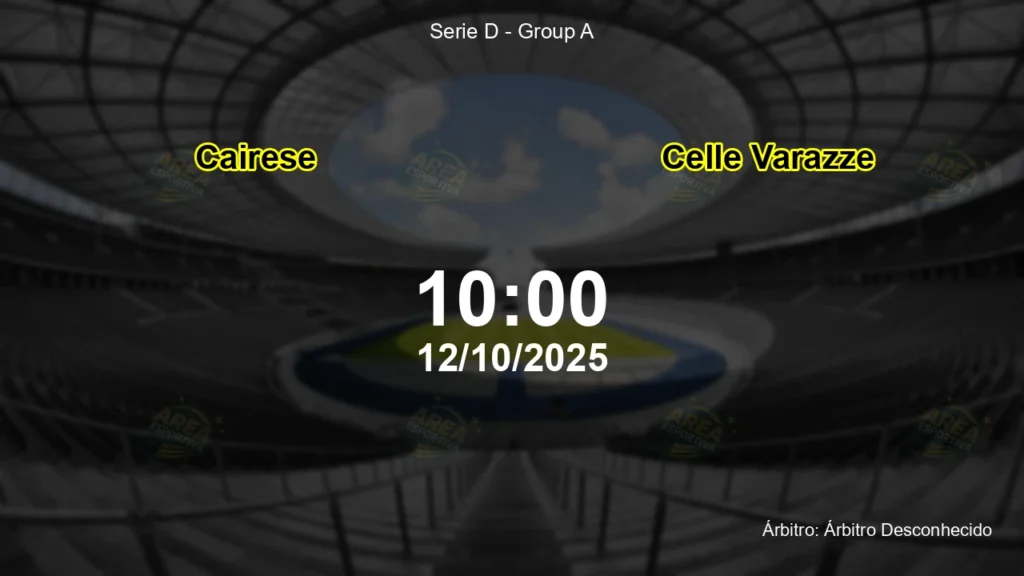 Palpite e an&aacute;lise do jogo Cairese vs Celle Varazze pela Serie D - Group A