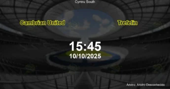 Palpite e análise do jogo Cambrian United vs Trefelin pela Cymru South